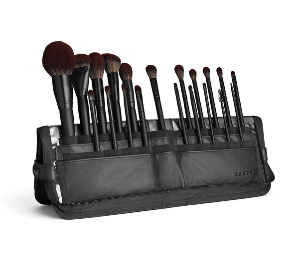 Beauty Experts Set of 10 Oval Beauty Brushes - Black