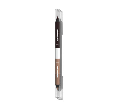 Morphe Bi Liner closed {Want Or Need (Dark Brown/Shimmer/Brown)}