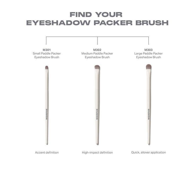 M302 Medium Paddle Packer Eyeshadow Brush - Image 5 out of 5