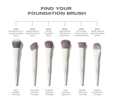 M103 Angled Cream & Liquid Foundation Brush