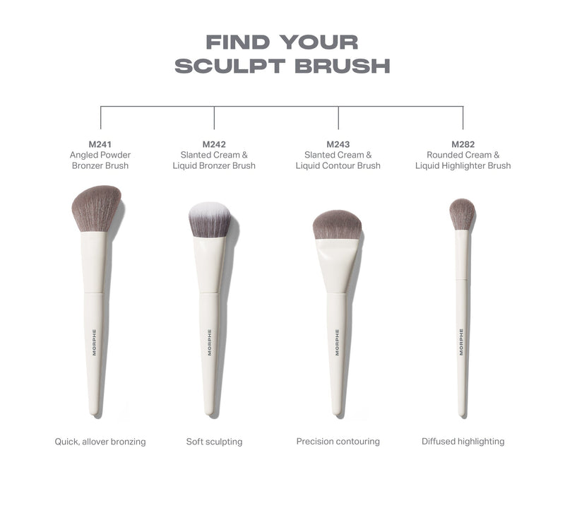 M243 Slanted Cream & Liquid Contour Brush - Image 5 out of 5