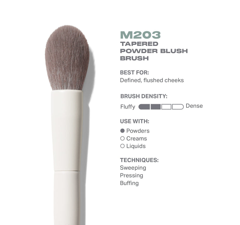 M203 Tapered Powder Blush Brush - Image 3 out of 5