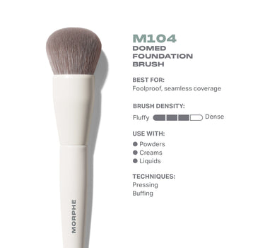 M104 Domed Foundation Brush