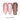 {Tulle Order} Morphe ChromaPlus Eyeshadow Trio in Tulle Order powder swatches – matte dusty rose pink, metallic iridescent pink shimmer, and matte warm brown taupe eyeshadow shades