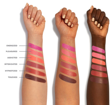 {Pleasured (warm pink)}