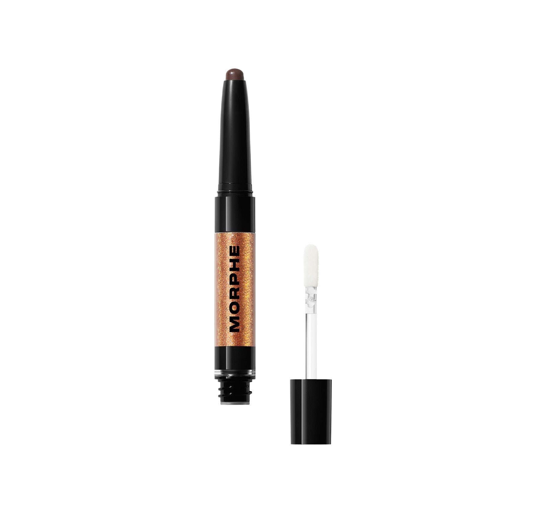 Mixed Signals Dual-Ended Cream & Liquid Shadow Stick - Self-Aware / Don't Care - open