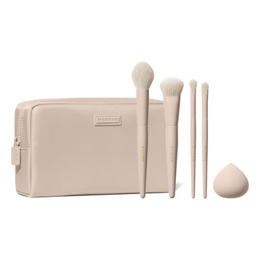 Oat Latte 5-Piece Face & Eye Brush Set | Oat Latte 5-Piece Face & Eye Brush Set