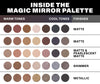 INSIDE THE MAGIC MIRROR PALETTE WARM TONES COOL TONES & FINISHES