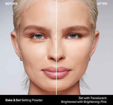 Bake & Set Soft Focus Setting Powder - Brightening Pink {Brightening Pink}