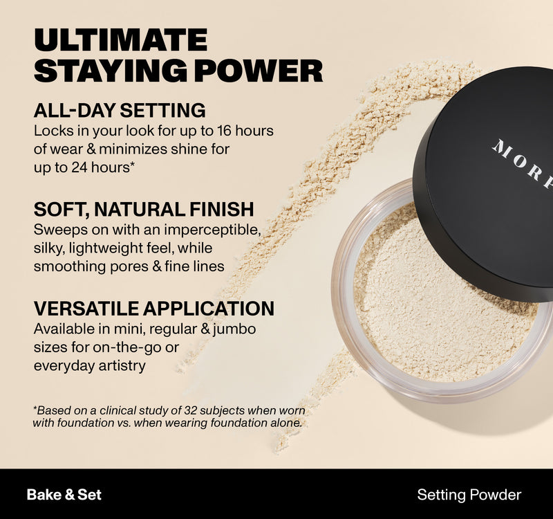 Mini Bake & Set Soft Focus Setting Powder - Translucent - Image 6