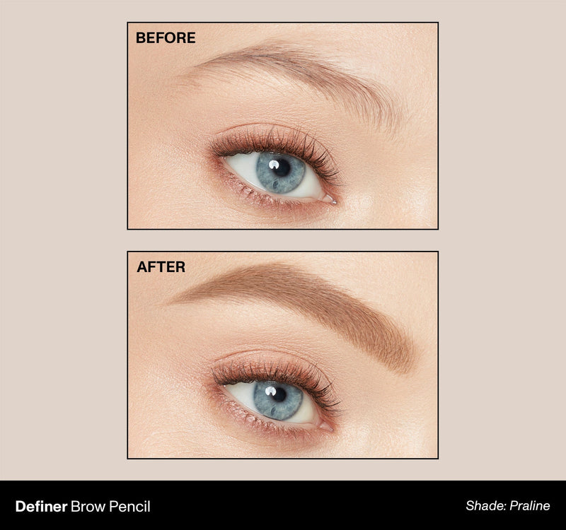 Definer Dual-Ended Brow Pencil & Spoolie - Praline - Image 5 out of 11