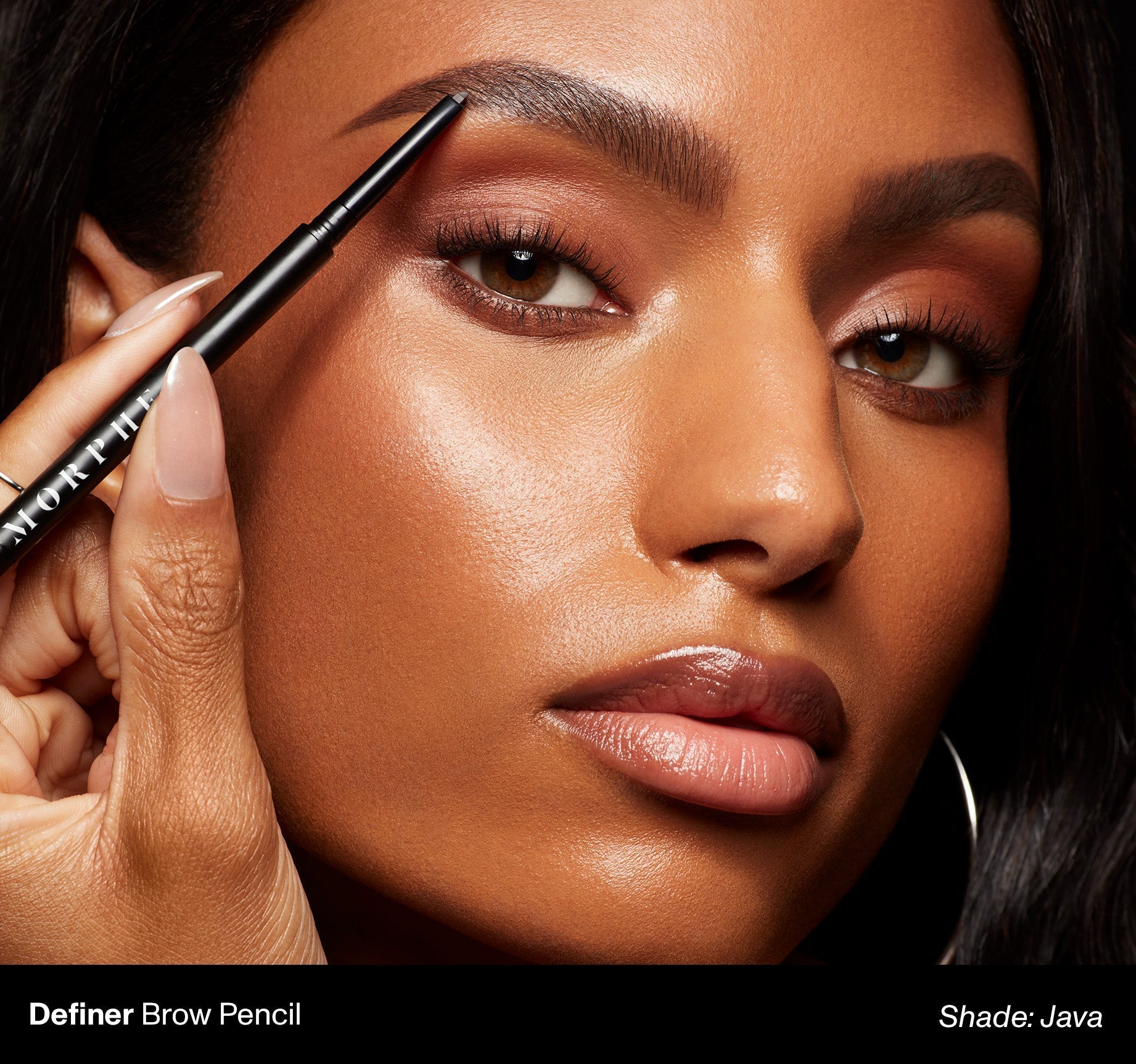 Definer Dual-Ended Brow Pencil & Spoolie - Cold Brew - Image 7