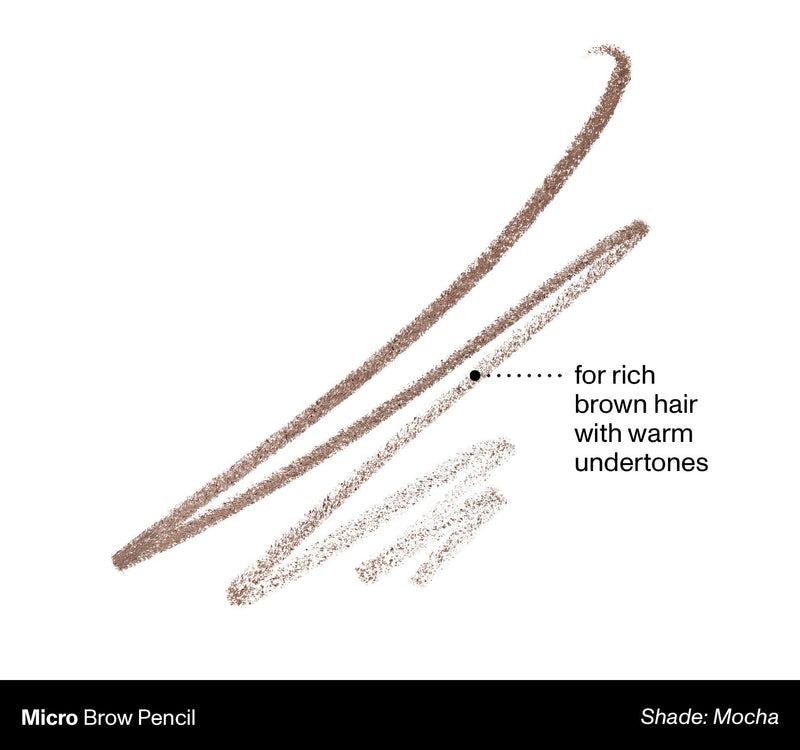 Micro Brow Dual-Ended Pencil & Spoolie - Mocha - Image 2 out of 11