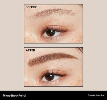 Micro Brow Pencil shade: Mocha | Before & After {Mocha}