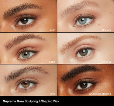 Supreme Brow Sculpting & Shaping Wax: Clear, Biscotti, Latte, Almond, Java, Chocolate Mousse {Java}