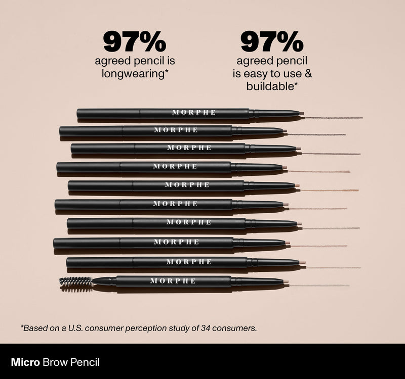 Micro Brow Dual-Ended Pencil & Spoolie - Almond - Image 5 out of 10