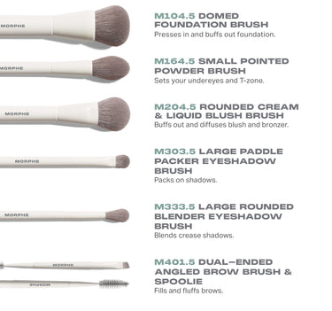 Along for the Glide 6-Piece Travel Brush Set