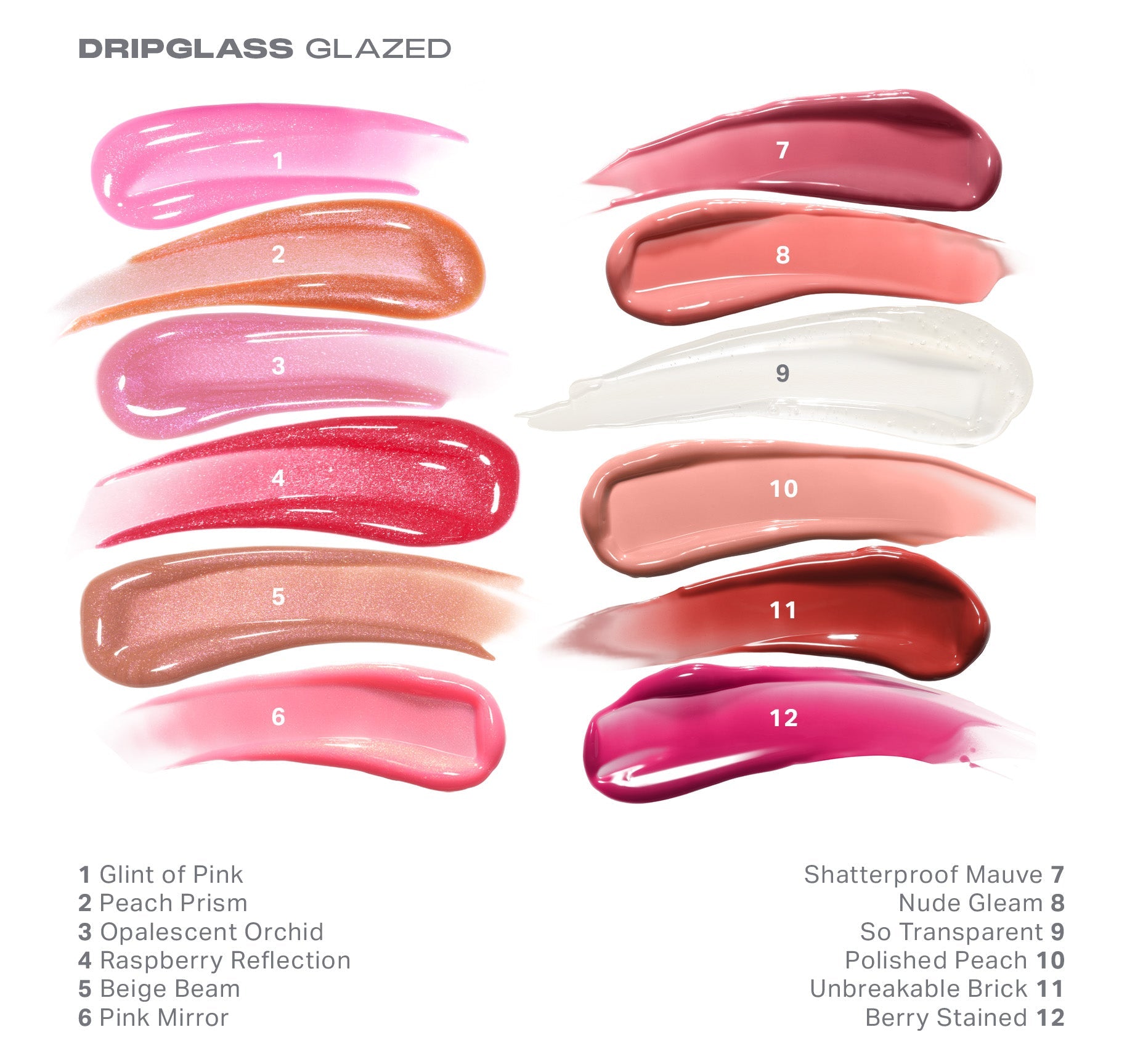 Dripglass Glazed High Shine Lip Gloss - Raspberry Reflection - Image 4