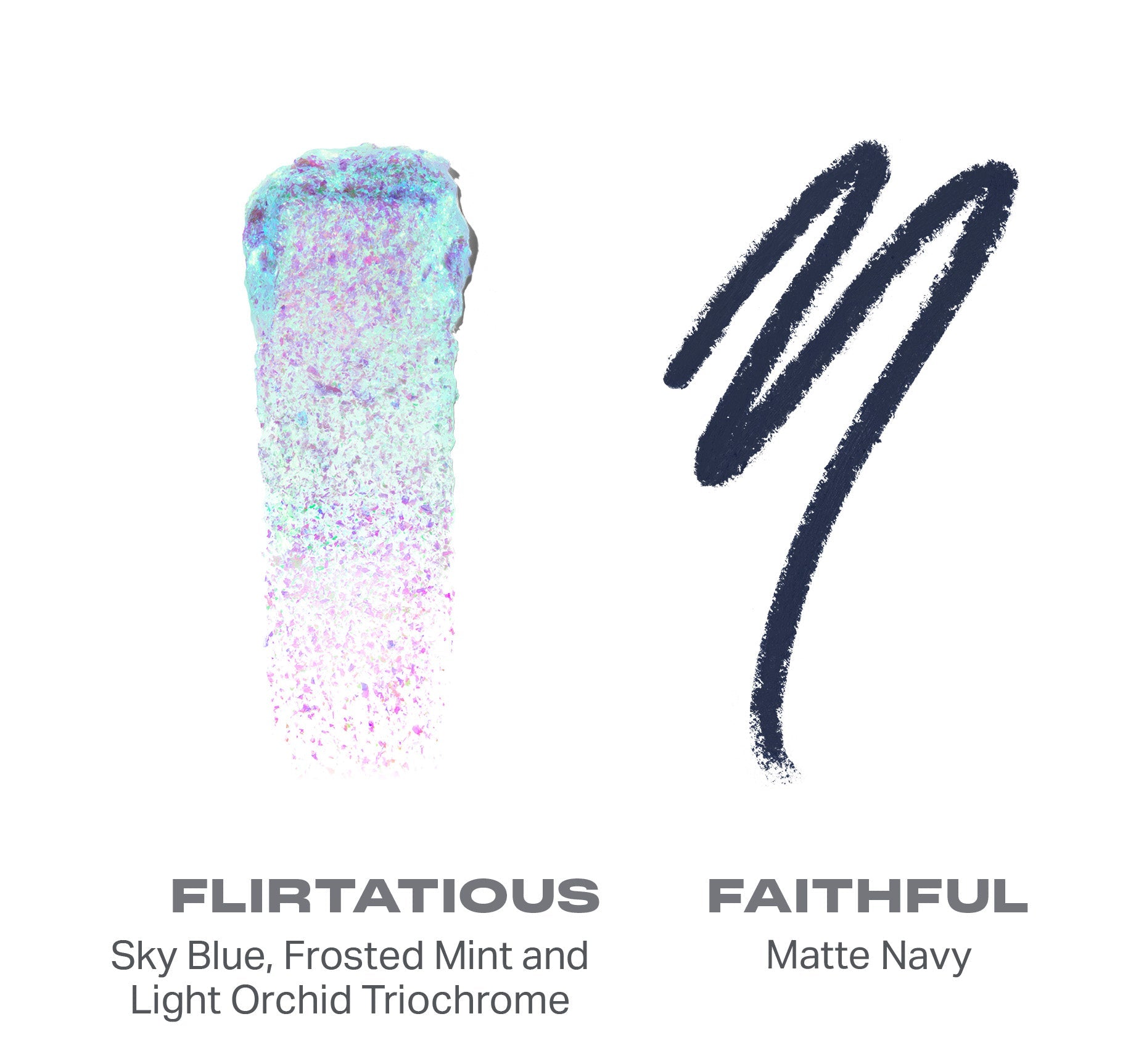 Mixed Signals Dual-Ended Cream & Liquid Shadow Stick - Flirtatious / Faithful - Image 2