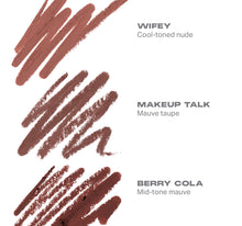 Color swatches labeled 'Wifey', 'Makeup Talk', and 'Berry Cola' on a white background-view-2