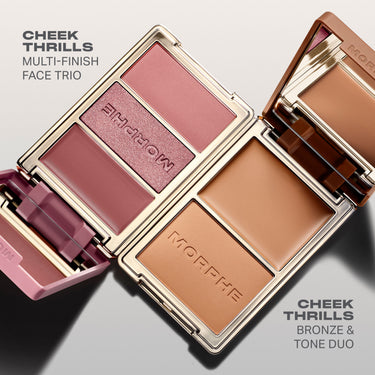 Cheek Thrill Multi Finish Face Trio / Cheek Thrills Bronze & Tone Duo