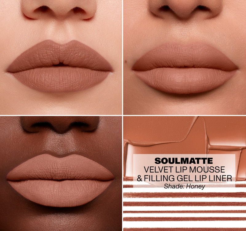 Soulmatte Velvet Lip Mousse - Honey - Image 4