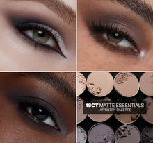18CT Matte Essentials Artistry Palette - eye macros on three different skin tones-view-5