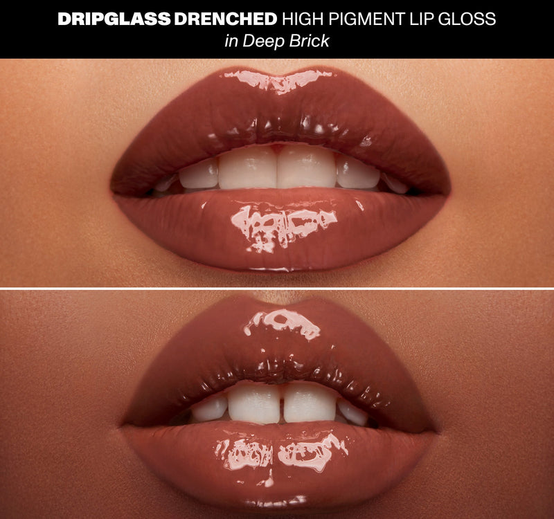 Dripglass Drenched High Pigment Lip Gloss - Deep Brick - Image 4 out of 7