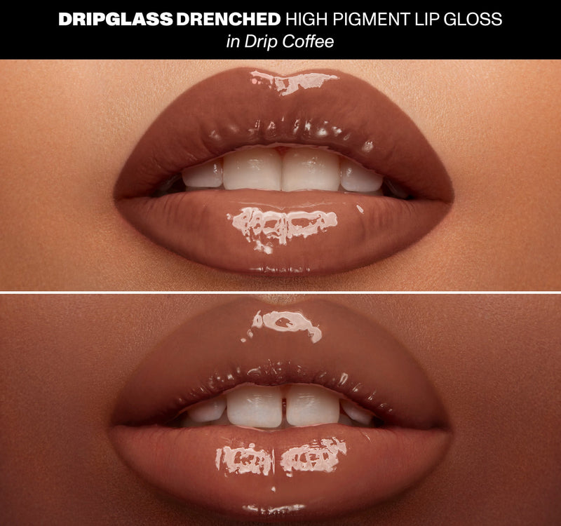 Dripglass Drenched High Pigment Lip Gloss - Drip Coffee - Image 4 out of 7