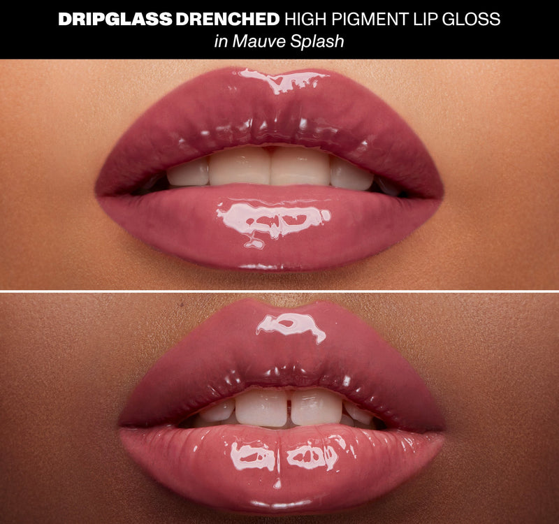 Dripglass Drenched High Pigment Lip Gloss - Mauve Splash - Image 4 out of 7