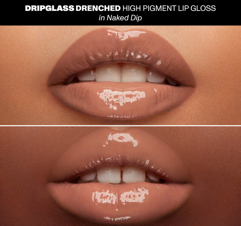 Dripglass Drenched High Pigment Lip Gloss - Naked Dip - Image 4 out of 7