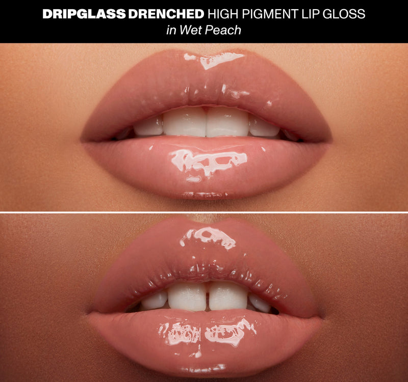 Dripglass Drenched High Pigment Lip Gloss - Wet Peach - Image 4 out of 7