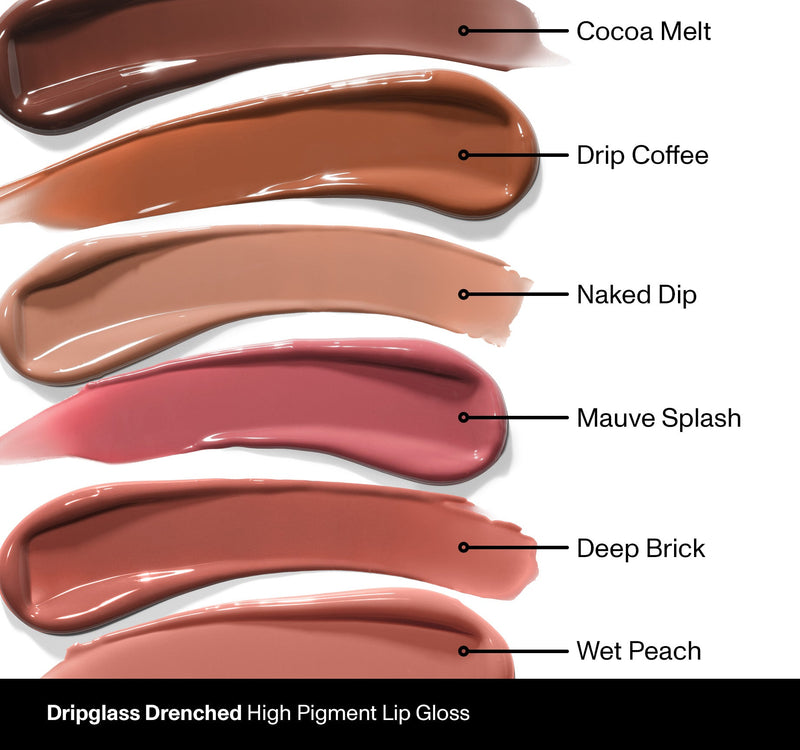 Dripglass Drenched High Pigment Lip Gloss - Cocoa Melt - Image 7 out of 7