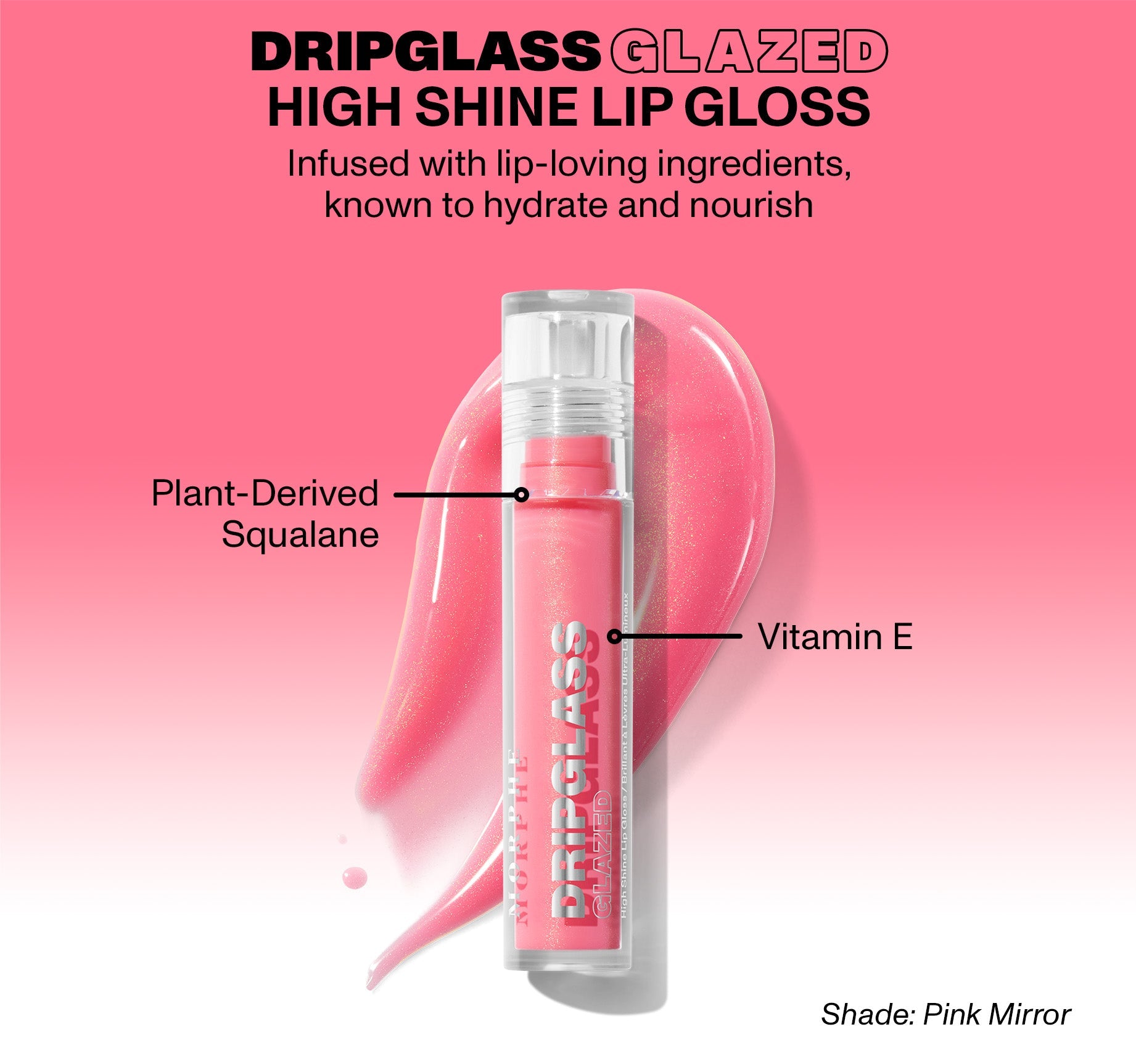 Dripglass Glazed High Shine Lip Gloss - Nude Gleam - Image 8