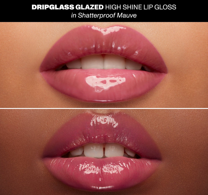 Dripglass Glazed High Shine Lip Gloss - Shatterproof Mauve - Image 4 out of 7