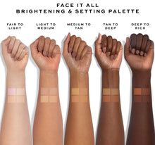 Face It All Brightening & Setting Palette / Deep to Rich Complexion - Arm Swatch-view-3