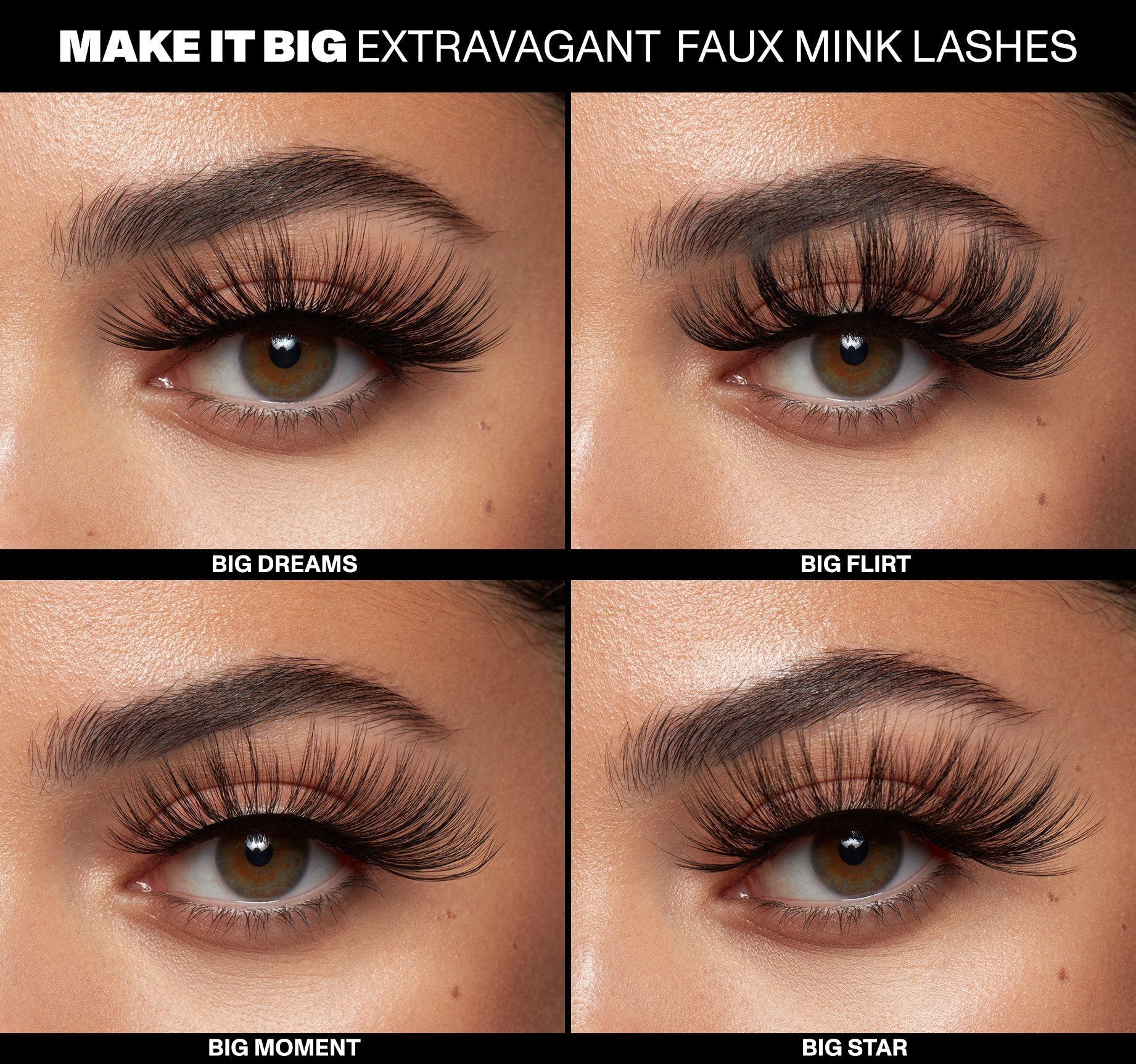 Make It Big Extravagant Faux Mink Lashes Big Dreams Morphe EU